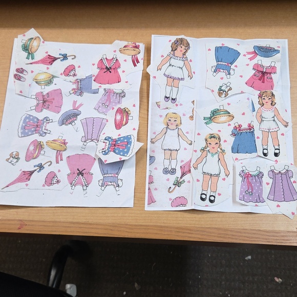Huge Lot Vintage Paper Doll Clothes-1950s Starlets & Fashion-Whitman/Merrill - Picture 10 of 13